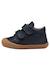 Chaussures premiers pas en suède pailleté cocoon vl Marine-+Rose antique- 3 - vertbaudet enfant 