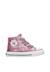 Baskets hautes en tissu ylfas. Rose poudré- 1 - vertbaudet enfant 