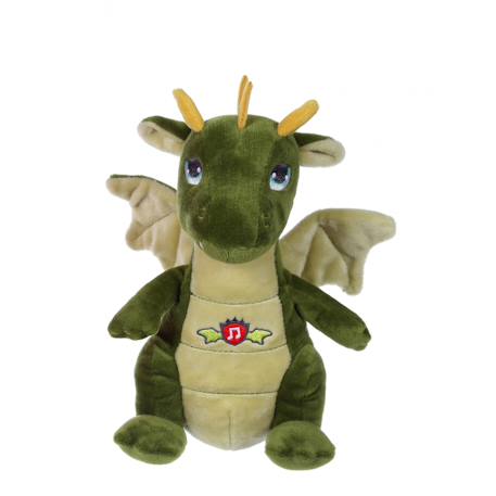 Peluche musicale dragon - 17 cm Noir 2 - vertbaudet enfant 