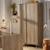 Armoire 2 portes avec détail imitation bois texturé et pieds bois - mokka Marron 1 - vertbaudet enfant 