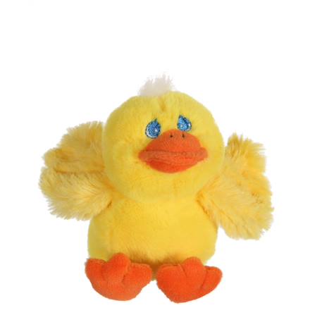Peluche Oeuf p'tit poulailler canard 12 cm Jaune 2 - vertbaudet enfant 
