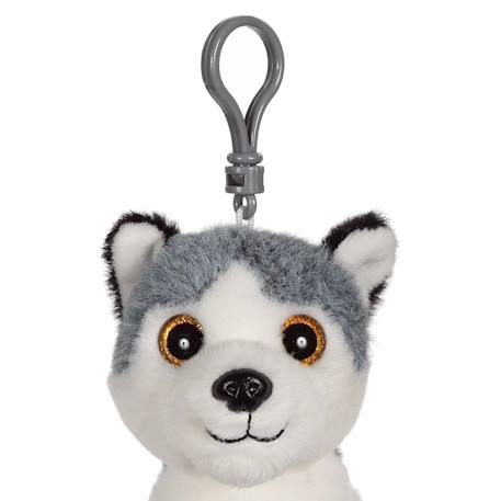 Porte-clés chien husky 12 cm Blanc 2 - vertbaudet enfant 