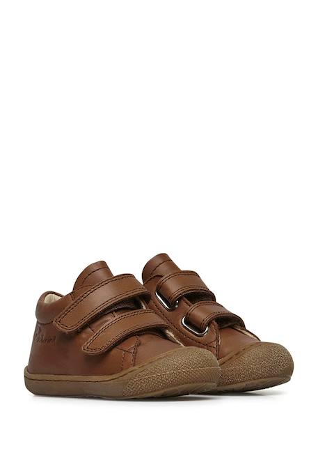 Chaussures premiers pas en cuir cocoon vl Marron foncé-+Marron-beige+Pourpre+Rouge-marron-+Vert foncé-+Vert olive-+Violet- 7 - vertbaudet enfant 