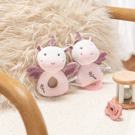 Hochet licorne 'Bamboo' Blanc 4 - vertbaudet enfant 