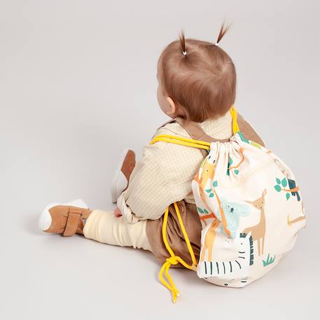 Sac à dos sac enfant jungle Jaune 5 - vertbaudet enfant 