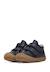 Chaussons premiers pas doublés en laine racoon vl Bleu foncé-+Marron- 5 - vertbaudet enfant 