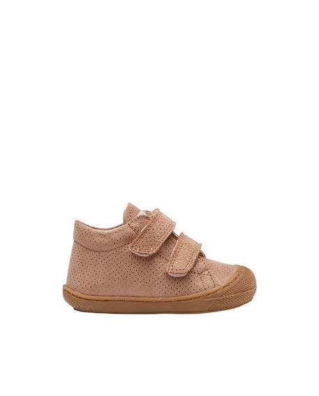 Chaussures premiers pas en suède pailleté cocoon vl Marine-+Rose antique- 7 - vertbaudet enfant 