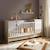 Lit bébé combiné évolutif avec commode à langer 3 tiroirs - paloma Marron/blanc 1 - vertbaudet enfant 