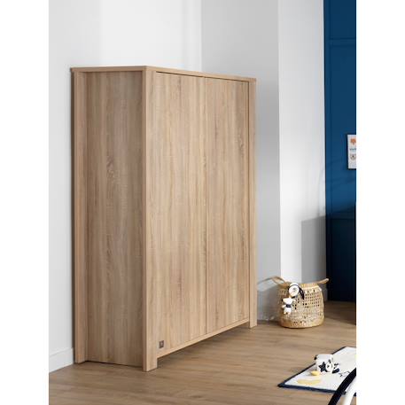 Armoire 2 portes - antonin Marron+Marron/blanc 1 - vertbaudet enfant 
