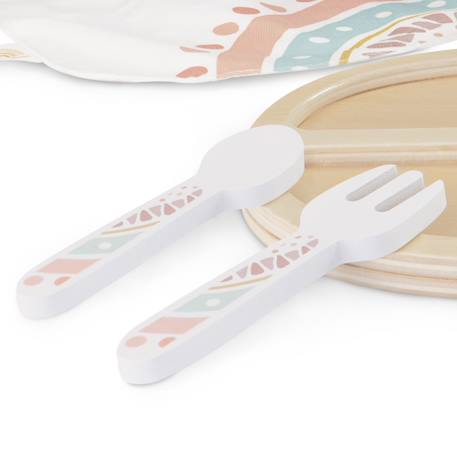Ensemble d´alimentation en bois pour poupées Marron 2 - vertbaudet enfant 