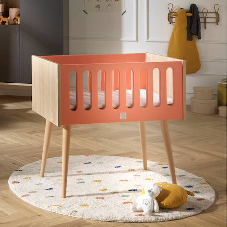 Berceau bébé rectangulaire - eclipse Blanc+Bleu+Gris+Orange+Vert 13 - vertbaudet enfant 