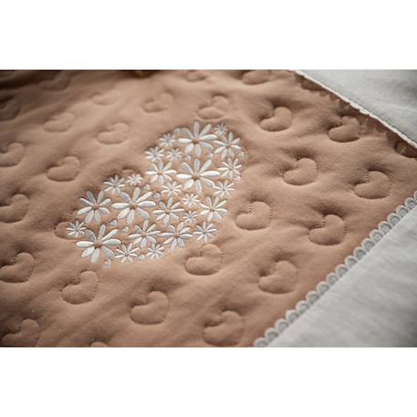 Grand tapis de jeu en coton matelassé - petit nuage Blanc/bleu+Blanc/rose 3 - vertbaudet enfant 