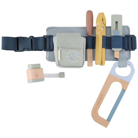 Ceinture à outils en bois Bleu, jaune, vert 2 - vertbaudet enfant 