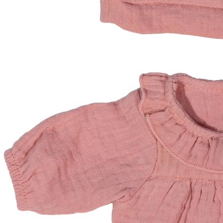 Pyjama rose avec chapeau pour poupée de 38cm Rose 2 - vertbaudet enfant 
