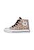Baskets en tissu imprimé leopard ylfas. Beige-noir 3 - vertbaudet enfant 