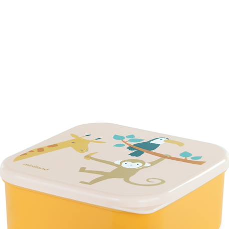 Sanckbox-3 boîtes à  lunch jungle Jaune 4 - vertbaudet enfant 