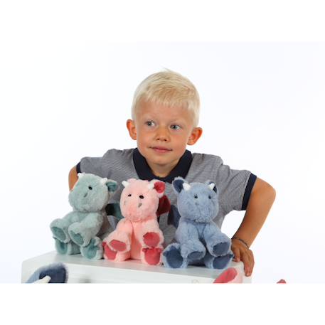 Peluche dragon Trendy 16 cm Rose 4 - vertbaudet enfant 