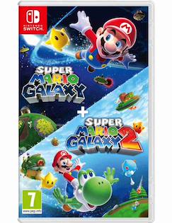 Jouet-Jeux vidéos et jeux d'arcade-Super mario galaxy et super mario galaxy 2 switch