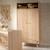 Armoire 2 portes et 1 niche - access Marron+Marron/blanc 1 - vertbaudet enfant 