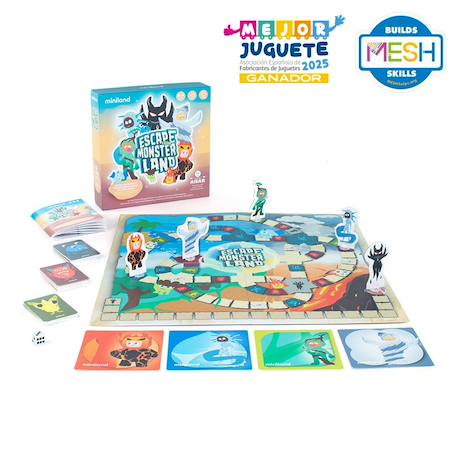 Échappe toi de Monstruolandia - Jeu de société pour enfant - Apprends la coopération BLEU 1 - vertbaudet enfant 