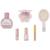Petite coiffeuse en bois avec miroir rotatif et 6 accessoires Rose 3 - vertbaudet enfant 