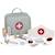 Mallette de docteur en bois Vert, blanc, rouge 1 - vertbaudet enfant 