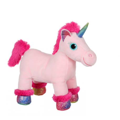 Peluche lica bella sonore, rose et fushia 22 cm Rose 2 - vertbaudet enfant 