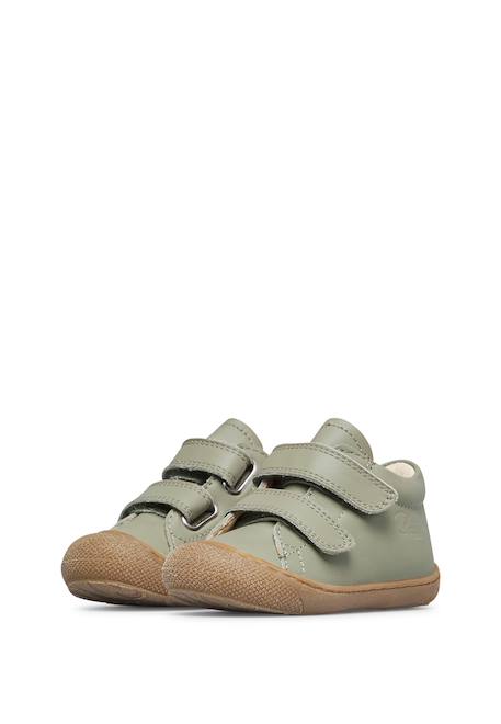 Chaussures premiers pas en cuir cocoon vl Marron foncé-+Marron-beige+Pourpre+Rouge-marron-+Vert foncé-+Vert olive-+Violet- 30 - vertbaudet enfant 