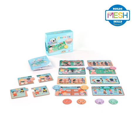 Emotiduos - jeu de société éducatif ROUGE 1 - vertbaudet enfant 