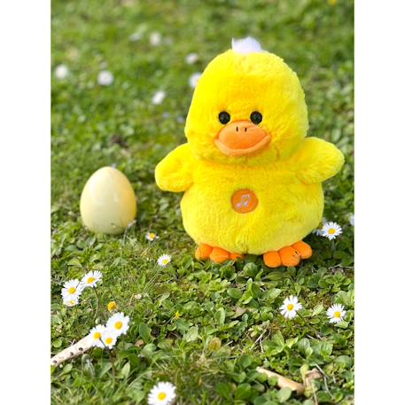 Peluche canard Ducky chanteur 24 cm Jaune 2 - vertbaudet enfant 