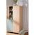 Armoire 2 portes et 1 niche avec claustra en bois décor chêne suave - tokyo Blanc/marron+Rouge/marron+Vert/marron 13 - vertbaudet enfant 
