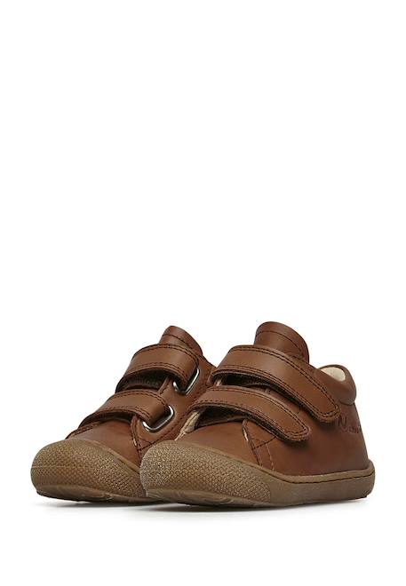 Chaussures premiers pas en cuir cocoon vl Marron foncé-+Marron-beige+Pourpre+Rouge-marron-+Vert foncé-+Vert olive-+Violet- 10 - vertbaudet enfant 