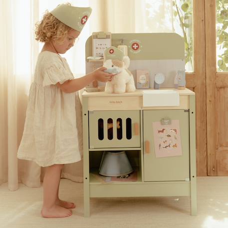 Cabinet de vétérinaire en bois Vert, rouge, blanc 6 - vertbaudet enfant 