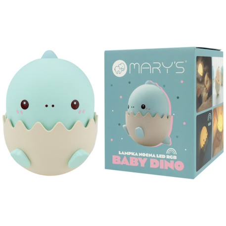 Veilleuse rechargeable bébé dinosaure bleu Rose, blanc+Vert d'eau, blanc 12 - vertbaudet enfant 