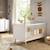 Lit bébé évolutif - little big bed sur pieds bois - paloma Blanc/marron+Marron/beige 1 - vertbaudet enfant 