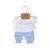 Blouse et pantalon dété pour poupée de 38 cm Bleu 3 - vertbaudet enfant 