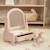 Petite coiffeuse en bois avec miroir rotatif et 6 accessoires Rose 5 - vertbaudet enfant 