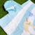 Poncho serviette enfant en coton Bleu 3 - vertbaudet enfant 