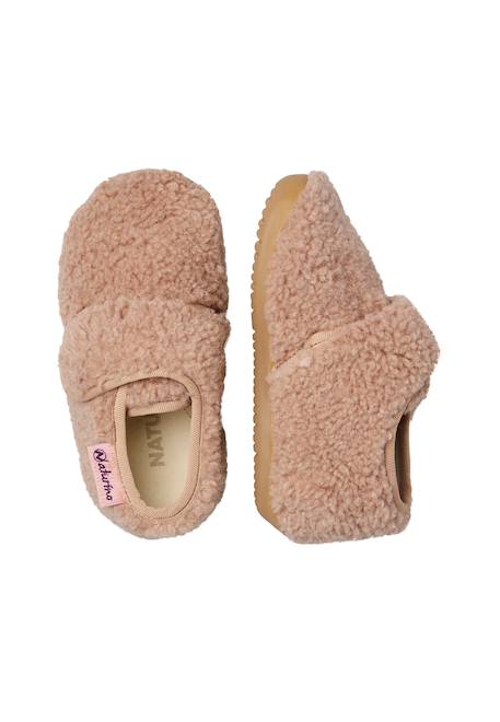 Pantoufles en laine home Rose- 4 - vertbaudet enfant 
