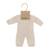 Pyjama en tricot couleur lin pour poupée de 38cm Blanc 3 - vertbaudet enfant 