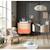 Commode 3 tiroirs pieds métal - galopin Marron/gris+Marron/orange+Marron/vert 4 - vertbaudet enfant 