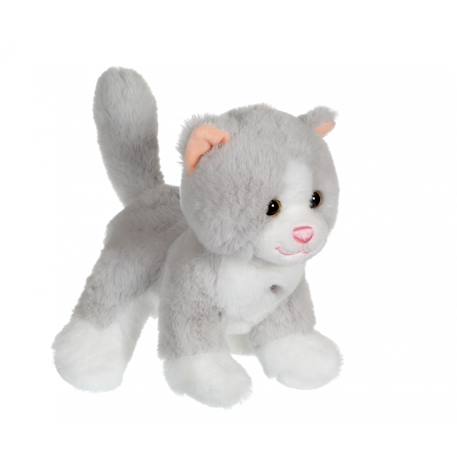 Peluche sonore chat 'Dogz & Kats' - 18 cm Gris 2 - vertbaudet enfant 