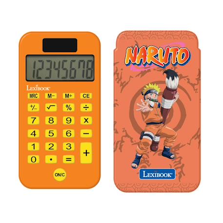 Fille-Accessoires-Fourniture scolaire-Calculatrice de poche naruto