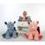 Peluche dragon Trendy 16 cm Rose 5 - vertbaudet enfant 