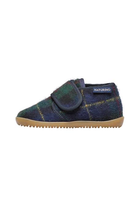 Pantoufles en tissu home Marine-+Multicolore- 3 - vertbaudet enfant 