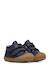 Chaussons premiers pas doublés en laine racoon vl Bleu foncé-+Marron- 2 - vertbaudet enfant 