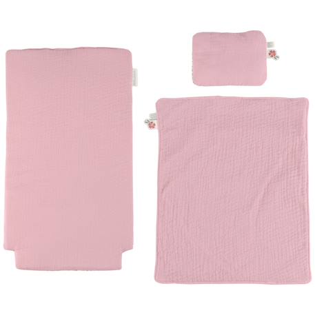 Landau pour poupée en bois Rose 4 - vertbaudet enfant 