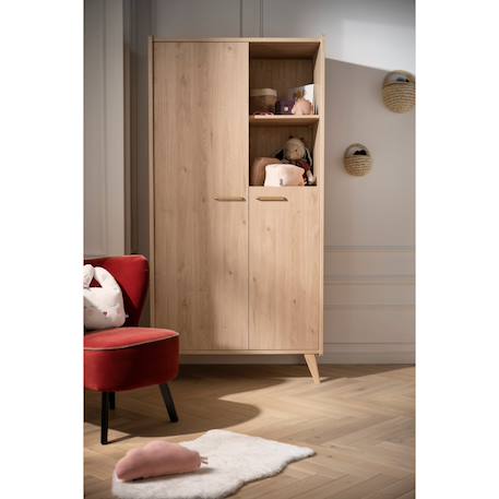 Armoire 2 portes - arty Marron 1 - vertbaudet enfant 
