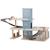 Garage en bois multi-niveaux Bleu, marron blanc 4 - vertbaudet enfant 