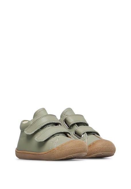 Chaussures premiers pas en cuir cocoon vl Marron foncé-+Marron-beige+Pourpre+Rouge-marron-+Vert foncé-+Vert olive-+Violet- 27 - vertbaudet enfant 